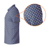 Maxcorners Blue New York Assman Pattern Polo Shirt, Golf Tops For Women, Hawaiian Golf Shirt, Women’s Golf Polo LM1507