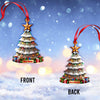 Maxcorners Custom Name Badminton Christmas Tree Ornament, Badminton Lover Christmas Gift 2D Flat LM2211