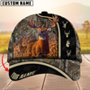 Maxcorners Premium Unique New Deer Hunting Camouflage Pattern Multicolor Personalized Name 3D Cap