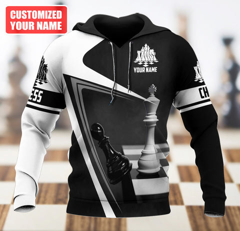 Maxcorners Grandmaster Tactics Chess Customized Name 3D Shirt