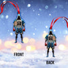 Maxcorners Custom Name Boxing Ornament, Christmas Gift for Boxing Lovers 2D Flat LM2211