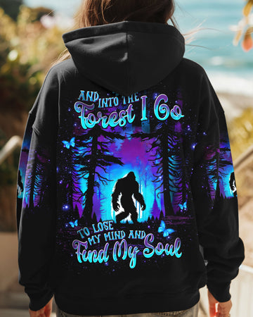 Maxcorners And Into The Forest I Go Bigfoot All Over Print LM1601