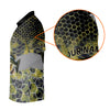 Maxcorners Wishin I Was Fishin Camo Fishing Shirt, Bass Fishing Shirt, SPF Shirt For Men, Presents For Fishermen