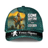 Maxcorners Gone Squatchin' And Catchin, Fishing Hook Hat, Fishing Trucker Hat, Fishing Cap For Men, Fishing Gifts For Dad