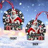 Maxcorners Custom Name Poker Ornament, Poker Christmas Gift 2D Flat LM2111