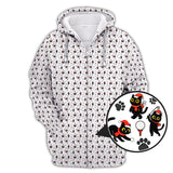 Maxcorners Funny Pattern Golf Shirt, Cat Golf Shirt, Christmas Golf Shirt For Pet Lover