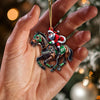 Maxcorners Custom Name and Number Horse Racing Ornament Ornament, Christmas Horse Racing Gift 2D Flat LM2211