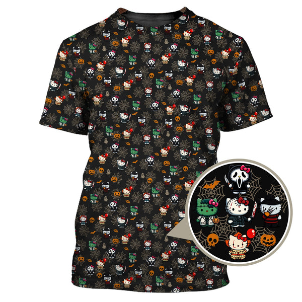 Maxcorners Halloween Golf Shirt, Pattern Golf Shirt For Golfer, Funny Golf Shirt For Men