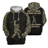 Maxcorners Funny Bigfoot Men's Golf Polo Shirt, Funny Golf Shirt, Gift For Golfers