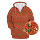 Maxcorners Christmas Golf Shirt, Funny Pattern Golf Shirt, Xmas Golf Shirt For Men