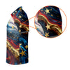 Maxcorners Abstract American Flag Stars Golf Polo Shirt, Women’s Golf Polo, Performance Golf Shirt LM1507