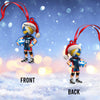 Maxcorners Custom Name Volleyball Ornament, Christmas Decoration 2D Flat LM2111