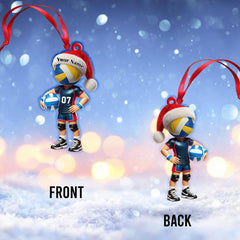 Maxcorners Custom Name Volleyball Ornament, Christmas Decoration 2D Flat LM2111