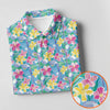 Maxcorners Tropical Floral Golf Clubs Hawaiian Golf Polo Shirt, Women's Golf Polo, Golf Tops For Women LM1507