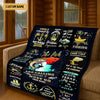 Maxcorners The Fish Are Calling And I Must Go Custom Name Blanket, Presents For Fishermen, Gift For Fishing Lover LM0201