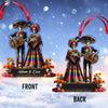 Maxcorners Custom Name Mexican Couple Ornament, Mexican Couple Christmas Gift 2D Flat LM2111