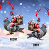 Maxcorners Custom Name Postman Ornament, Postman Christmas Gift 2D Flat LM2111