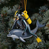 Maxcorners Diving Lover, Home Decor, Christmas Ornament, Personalized Ornament1 2D Flat LM2111