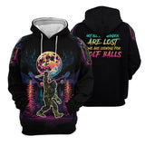 Maxcorners Bigfoot Funny Mens Golf Polo Shirt, Father's Day Golf Gifts