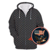 Maxcorners Pattern Golf Shirt For Men - America Golf Shirt For Golfers - Crazy Golf Shirt