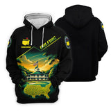 Maxcorners Custom Augusta Golf Course Polo Shirt, Golfing Apparel, Mens Golf Gift, Funny Golf Shirt