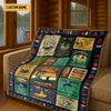 Maxcorners That's What I Do And I Know Things Custom Name Blanket, Gift For Fishing Lover, Presents For Fishermen LM0201