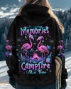 Maxcorners Making Memories One Campfire At A Time Flamingo Christmas All Over Print LM2101