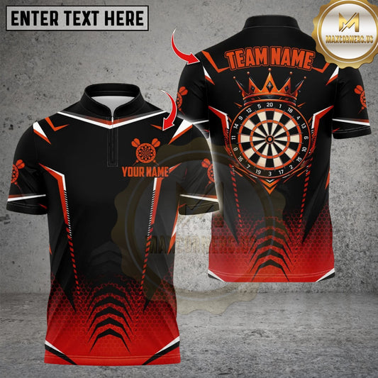 Maxcorners Darts King Dartboard Design Multicolor Customized Name, Team Name 3D Shirts