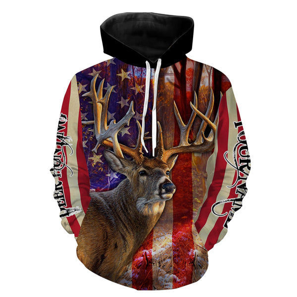 Maxcorners Deer Hunting A11 All Over Printed Hoodie