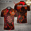 Maxcorners Darts Shadow Splash Dartboard Multiple Options Personalized Name, Team Name 3D Shirt
