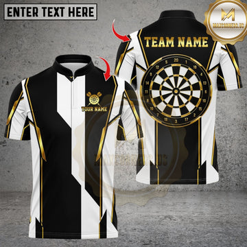 Maxcorners Darts Classic Dartboard Stripe Multicolor Customized Name, Team Name 3D Shirt