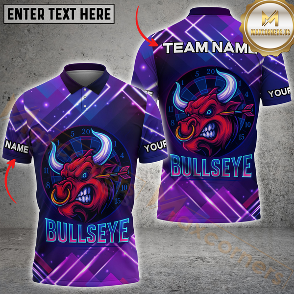 Maxcorners Bullseye Beast Personalized Name 3D Unisex Shirt