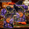 Maxcorners Trap Shooting Shotgun & Spiral Target Impact Graphic Multicolor Customized Name, Team Name 3D Shirts