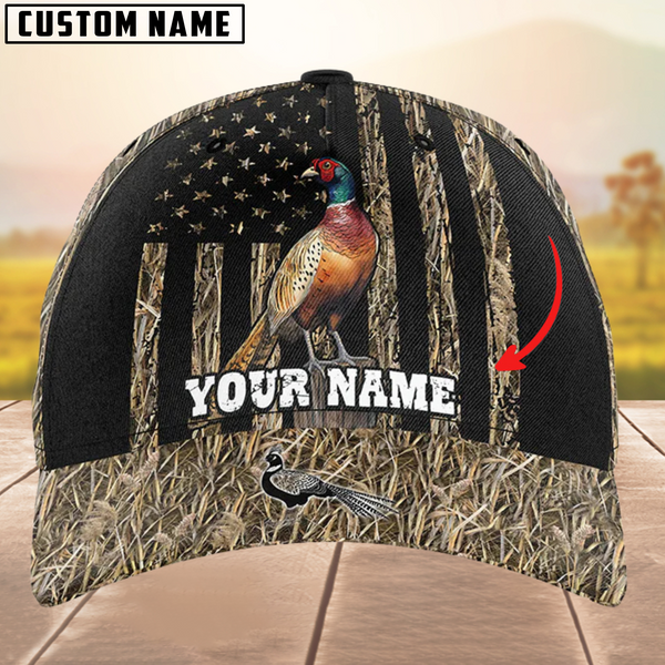 Maxcorners Deer Hunting Camouflage Pattern Personalized Name 3D Cap