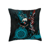 Maxcorners Darts American Eagle Flame Target Multicolor Customized Name 3D Pillow