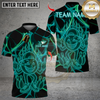 Maxcorners  Funny Neon Bowling Design Multicolor Customized Name, Team Name 3D Shirts