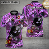 Maxcorners 8Ball Billiards Shirt Graffiti Street Style Multi Options Personalized Name, Team Name Unisex 3D Shirt (4 Colors)