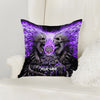 Maxcorners Darts Dual Skull Flame Multicolor Customized Name 3D Pillow