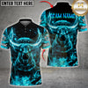 Maxcorners Bull Darts Blazing Fire Multiple Options Personalized Name, Team Name 3D Shirt
