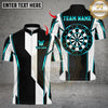 Maxcorners Darts Classic Dartboard Stripe Multicolor Customized Name, Team Name 3D Shirt