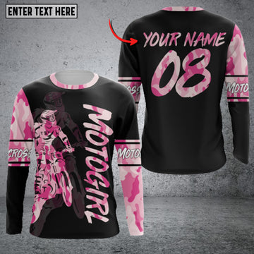 Maxcorners Road Warrior Motorcycle Personalized Name 3D Shirt