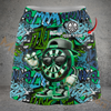 Maxcorners Darts Cool Graffiti Dart Mascot Personalized 3D Skirts With Shorts
