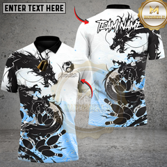 Maxcorners Shadow Dragon Bowlings Strike Multicolor Customized Name, Team Name 3D Shirts