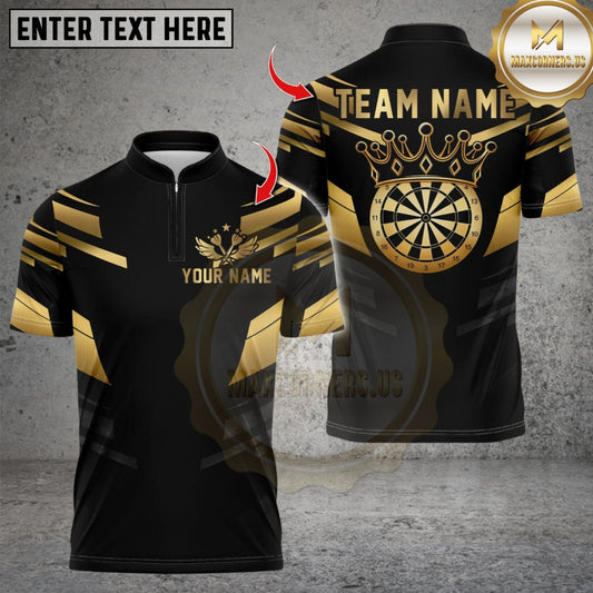 Maxcorner Darts King Dartboard Design Multicolor Customized Name, Team Name 3D Shirts