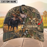 Maxcorners Moose Hunting Camouflage Pattern Personalized 3D Cap