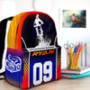 Maxcorners Motocross 2 Personalized Name And Number Backpack