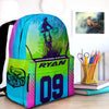 Maxcorners Motocross 9 Personalized Name And Number Backpack