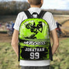 Maxcorners Motocross 20 Personalized Name And Number Backpack