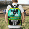 Maxcorners Motocross 23 Personalized Name And Number Backpack
