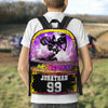 Maxcorners Motocross 24 Personalized Name And Number Backpack
